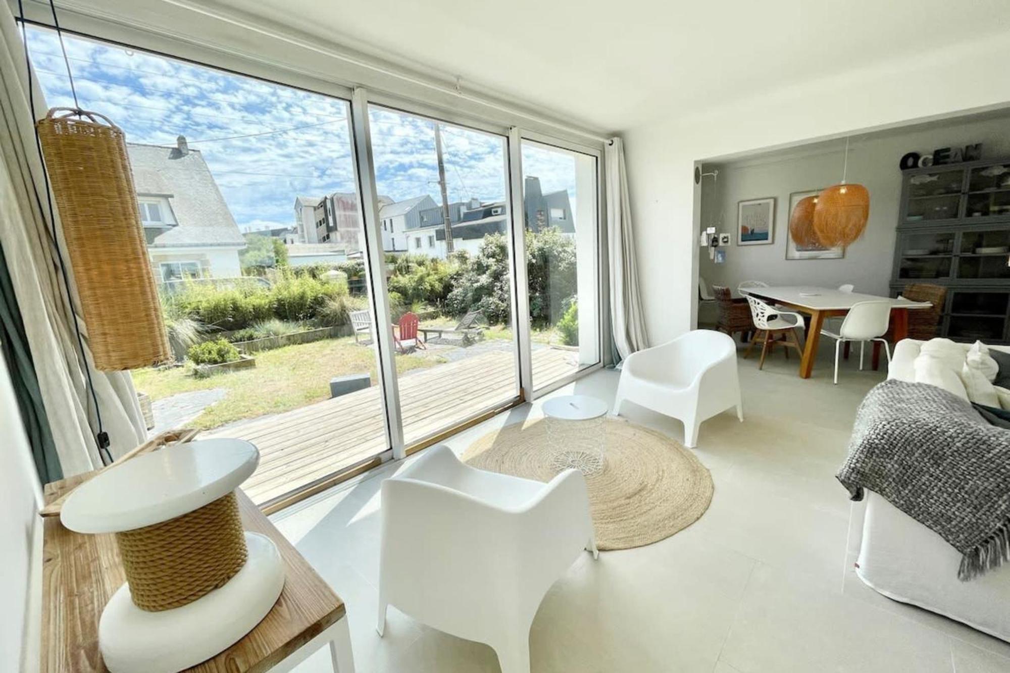 Maison Ultra Coconning Jardin Face Aux Plages Ploemeur Esterno foto