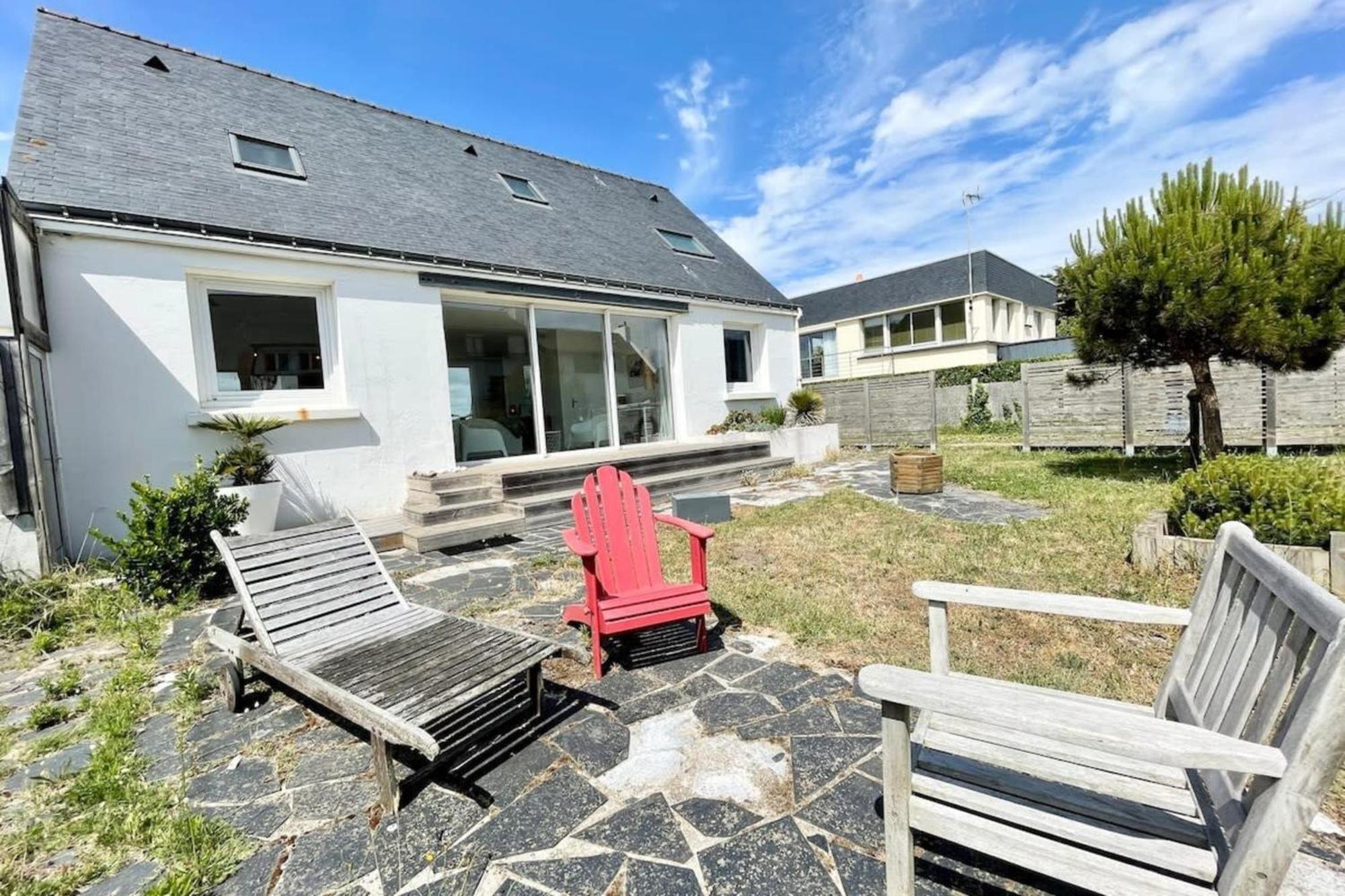Maison Ultra Coconning Jardin Face Aux Plages Ploemeur Esterno foto